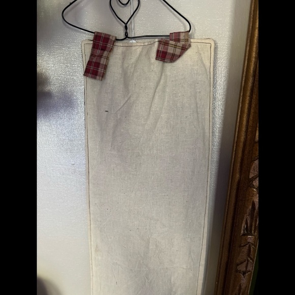 Vintage 1970’s Gingerbread Man Christmas Card Peppermint Heart Design Holder - Picture 7 of 8